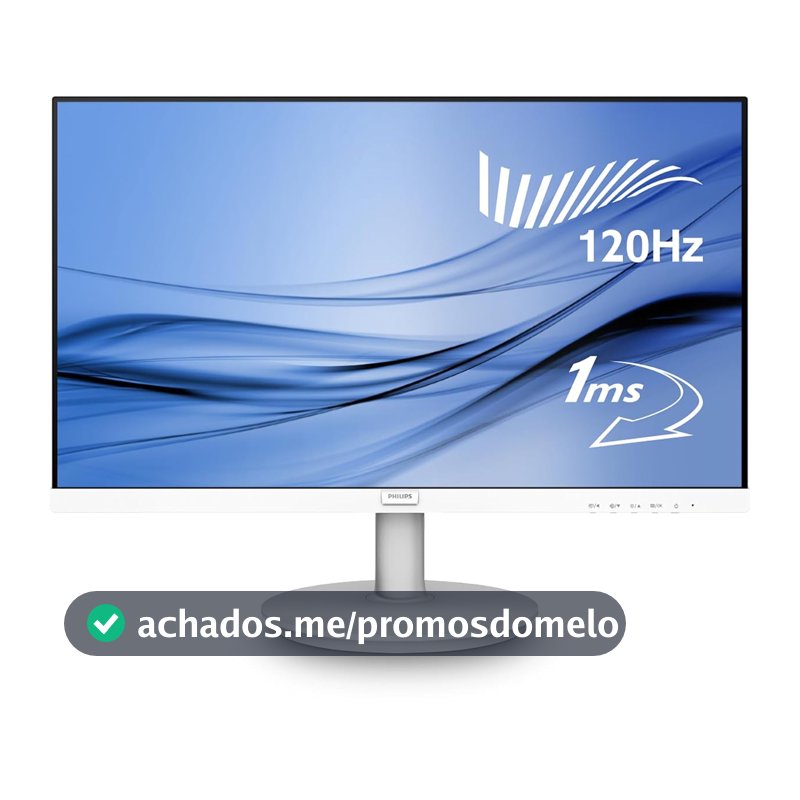 Monitor Branco Philips 22" 120Hz 1ms Gaming 221V8LBW3