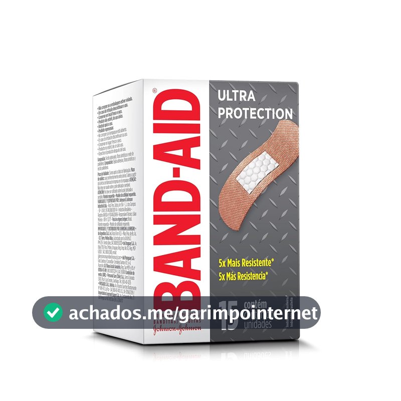 Curativos Adesivos Band-Aid Ultra Protection, 15 Unidades