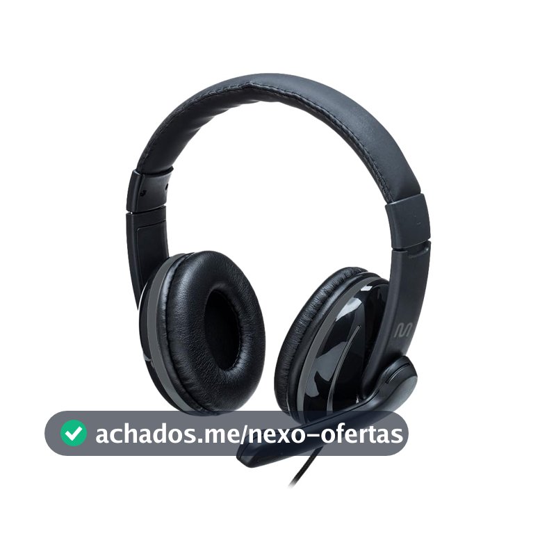 Headset Pro Conexão USB com Mic Preto Multi - PH317