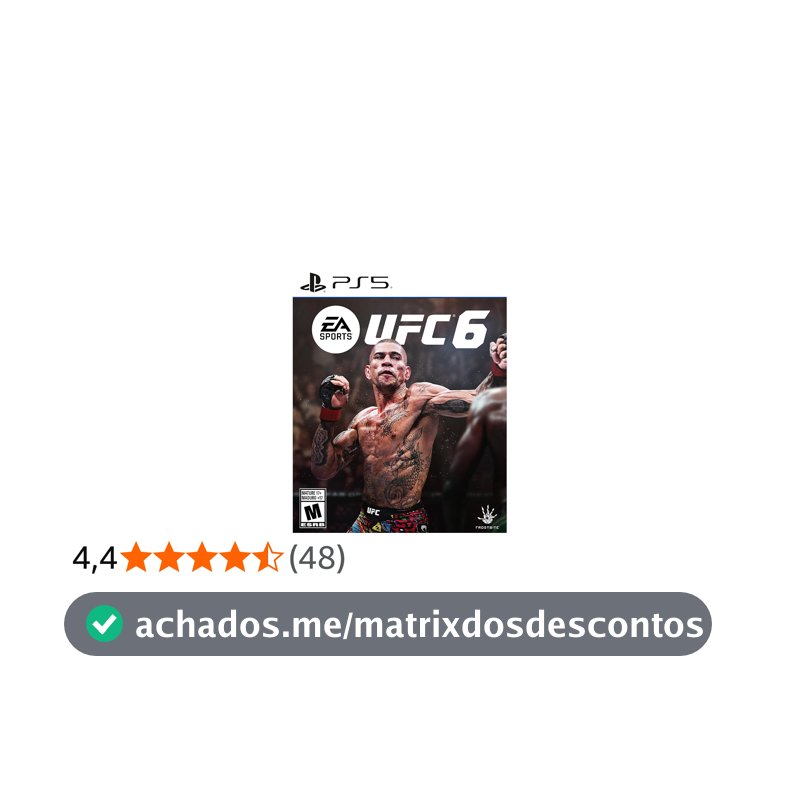 EA Sports UFC 6 Sony PlayStation 5