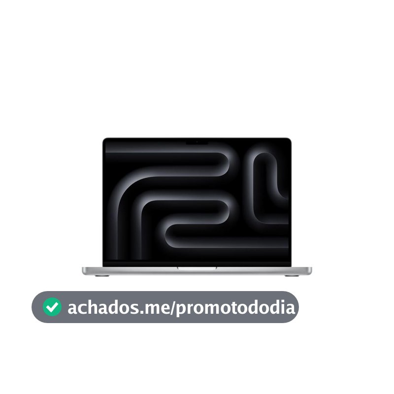 Apple 2025 MacBook Pro (de 14 polegadas, Chip M5 da Apple com CPU de 10 núcleos e GPU de 10 núcleos., 32GB Memória unificada, 1 TB) - Prateado