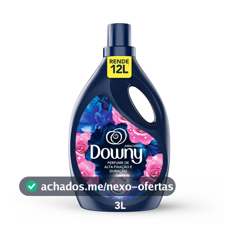 Downy Amaciante Concentrado Líquido Brisa Intenso 3L – Rende 12L