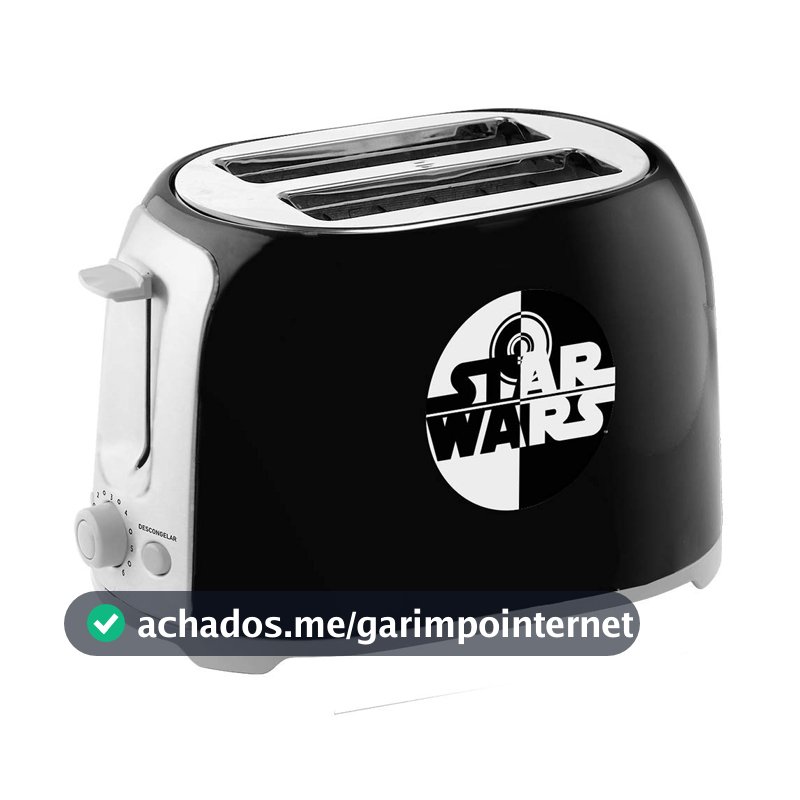 Torradeira Mallory Star Wars com 6 Níveis de Tostagem – 127V
