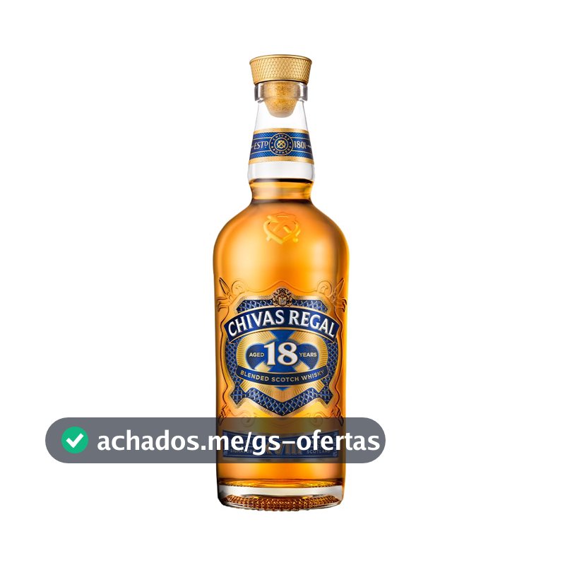 Whisky Chivas Regal 18 anos Escocês - 750 ml