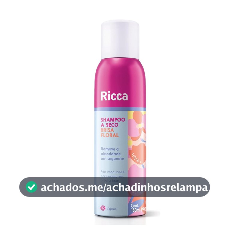 Shampoo a Seco Ricca, Brisa Floral, 150ml