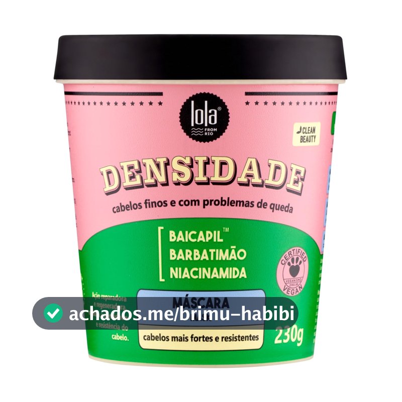 Densidade Máscara Capilar 230g , Lola Cosmetics