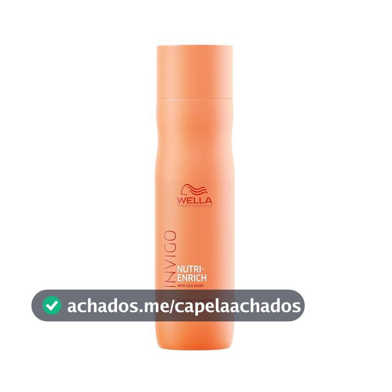 Wella Professionals Nutri Enrich Shampoo, Tamanho: 250 ml (Pacote de 1)