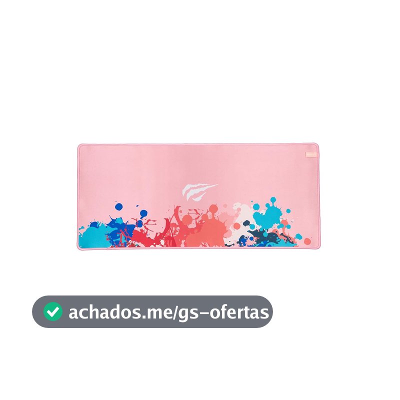 Havit Mouse Pad Gamer Grande MP847 Dimensões 700 x 300 x 3 mm Base de Borracha Antiderrapante, Lona Mercerizada, Borda Costurada, Cobertura de Borda