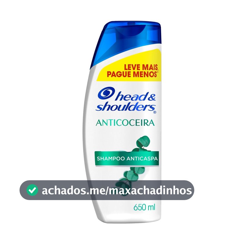 Head & Shoulders Shampoo Anticaspa Anticoceira 650 ml