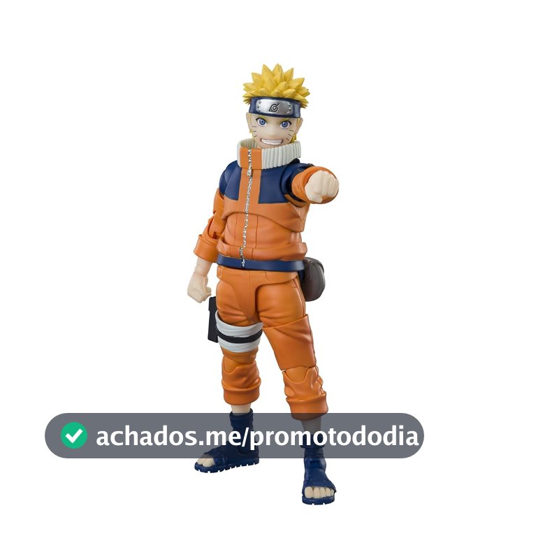 TAMASHII NATIONS - Naruto - Naruto Uzumaki - O Ninja Mais Imprevisível Nº1 - (Reedição) Boneco S.H.Figuarts