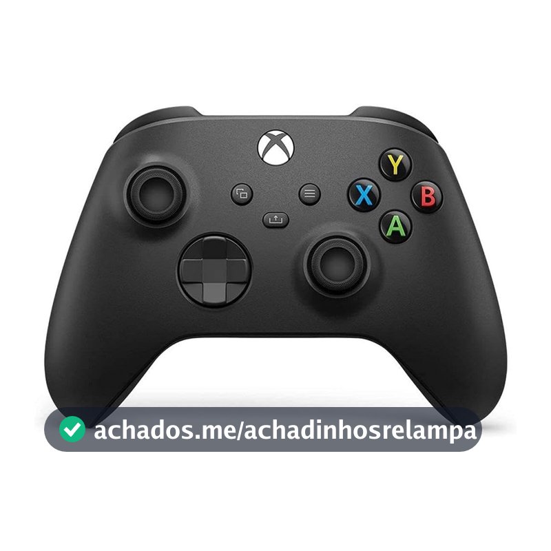 Xbox, Carbon Black, Controle Sem Fio, Bluetooth, USB-C