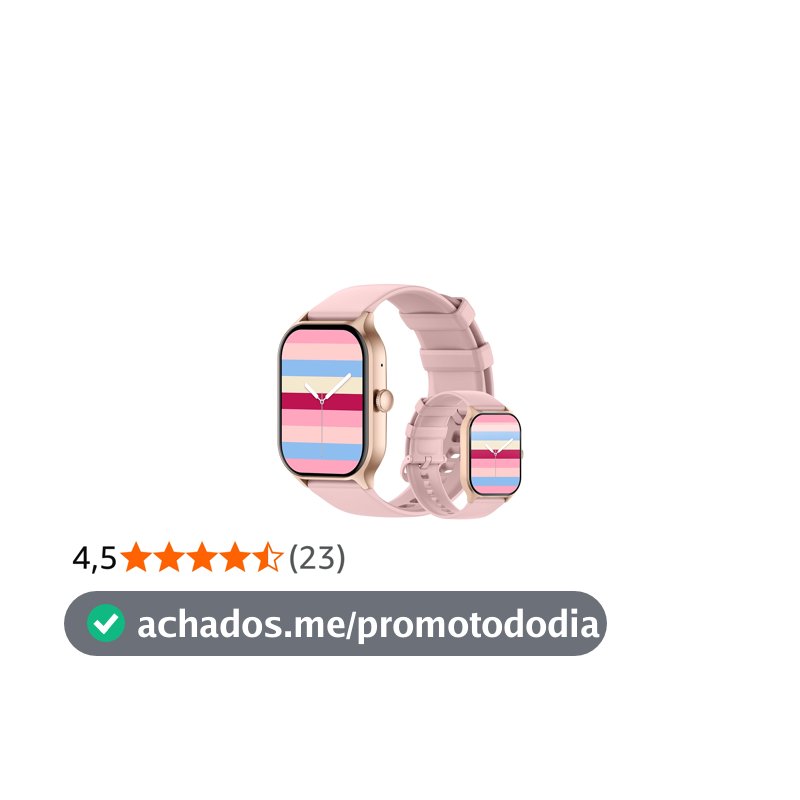 Bettdow smartwatch de 2,01 polegadas possui bateria com duração superior a 15 dias, mais de 120 modos esportivos, resistência à água 1ATM, relogio smartwatch com iOS e Android (Ouro rosa)