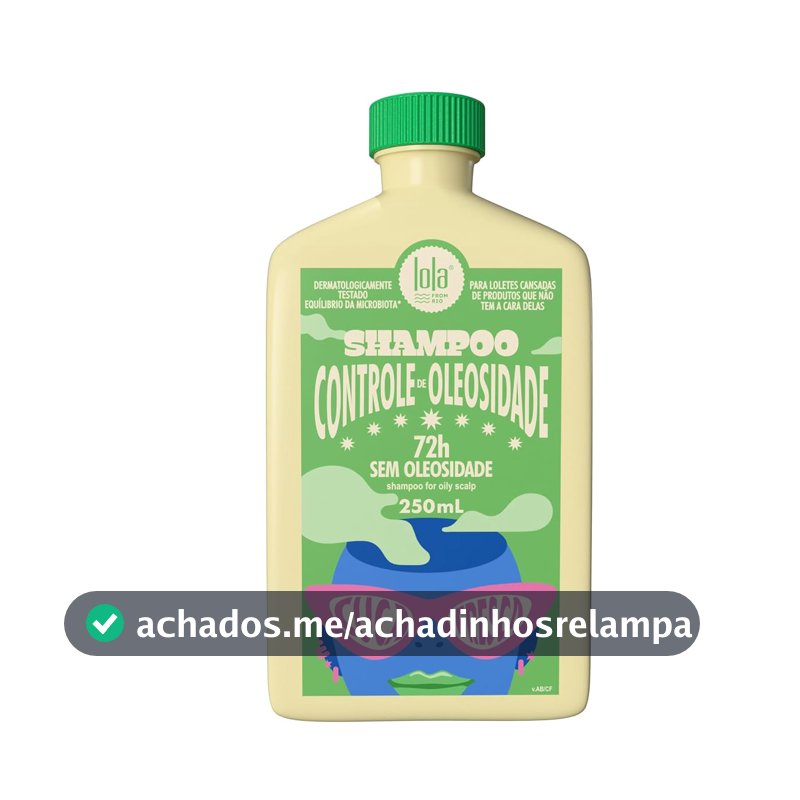 Shampoo Controle de Oleosidade Cuca Fresca 250 ml - Lola from Rio