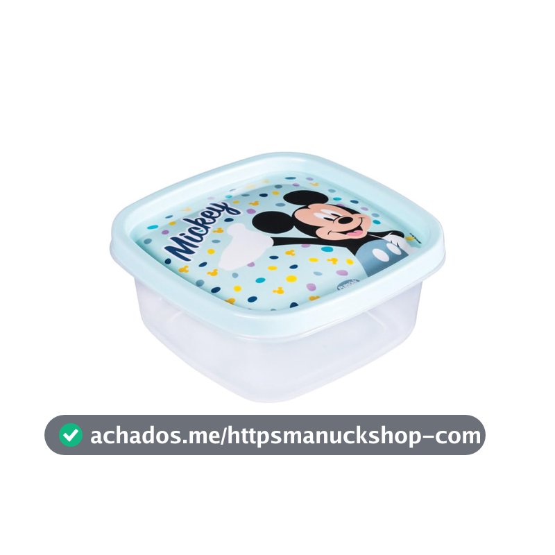 Plasútil Pote Plástico Médio Infantil Mickey Baby Disney 580 ml