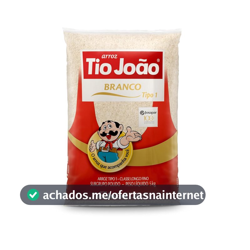 Arroz Branco Tio João - 5Kg