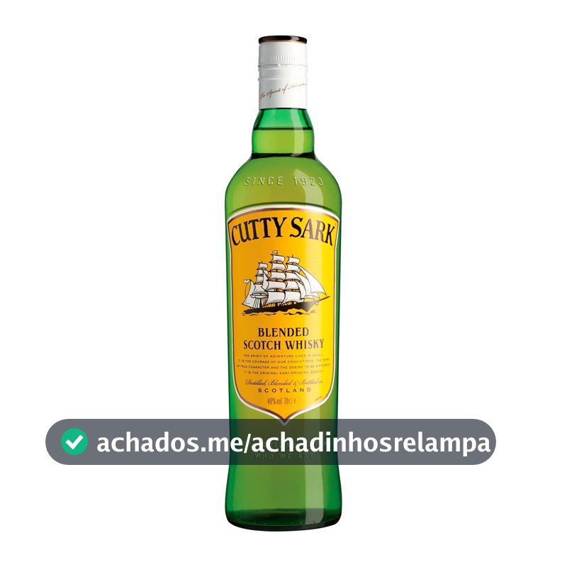 WHISKY ESCOCÊS CUTTY SARK 700ML S/CARTUCHO