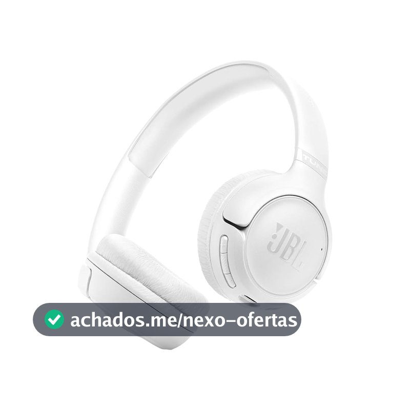 JBL, Fone de Ouvido Bluetooth Over-Ear, Tune 530BT, Sem Fio, Até 76 Horas de Bateria - Branco
