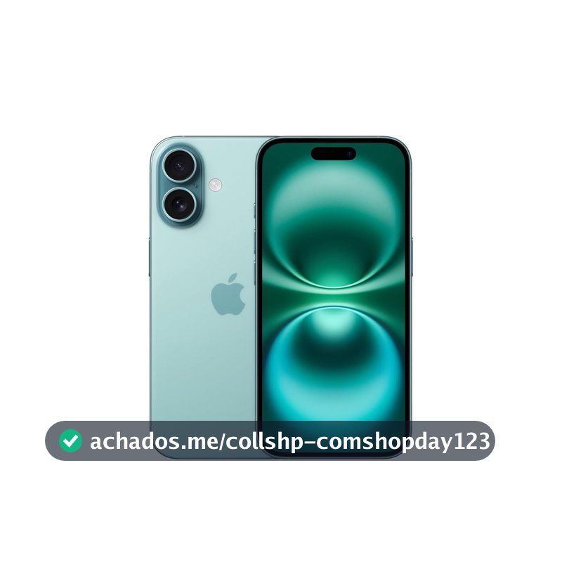 Apple iPhone 16 (256 GB) – Verde-acinzentado