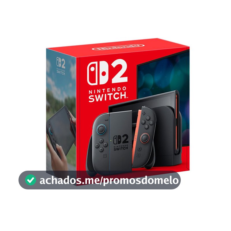 Console Nintendo Switch 2 - Modelo Nacional de Tomada