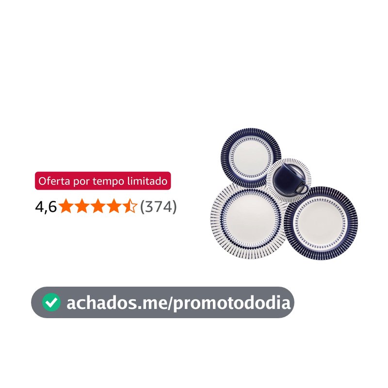 Aparelho de Jantar e Chá 20 peças Donna Colb