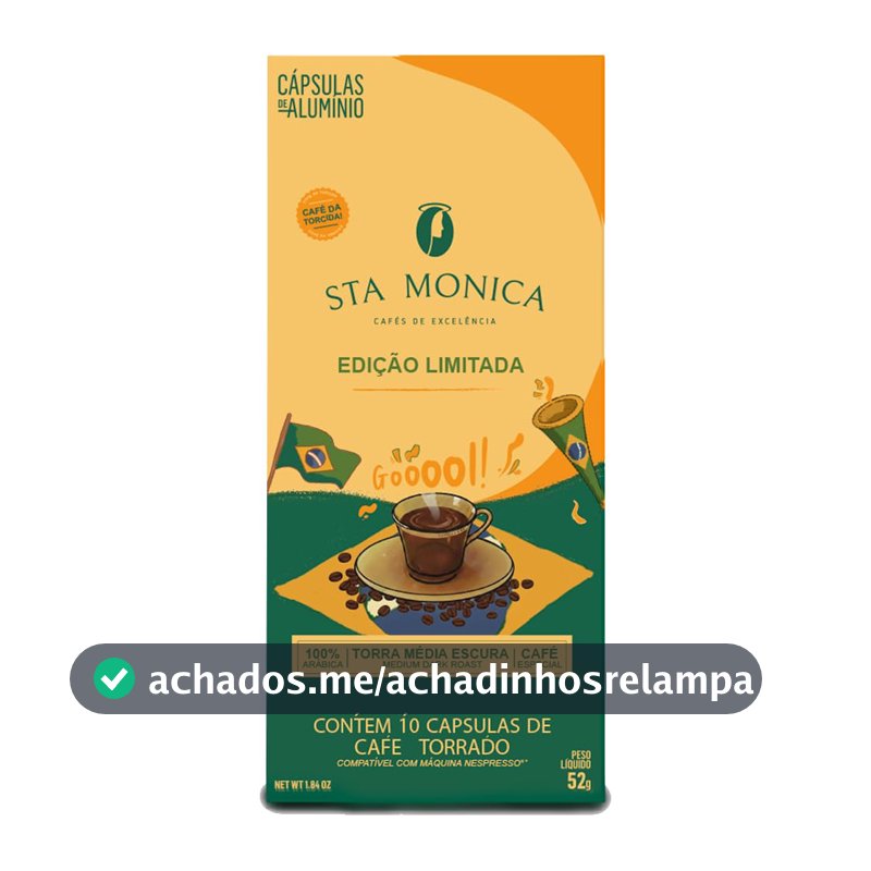 Cápsula de Café Intenso - Edição Limitada Copa 2026 - Display C/10 unidades