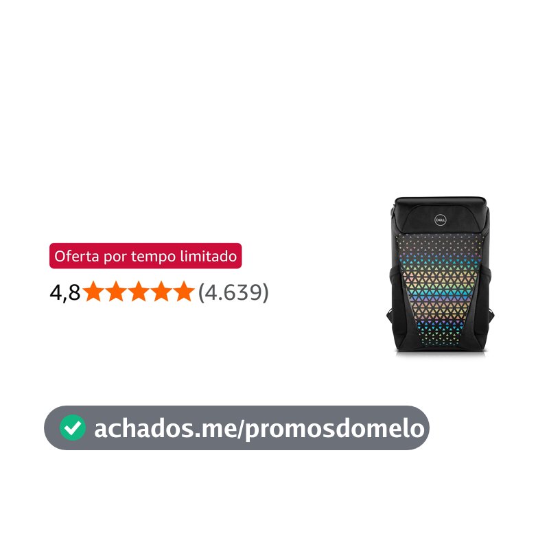 Mochila Dell Gaming 17 para Notebook, 17