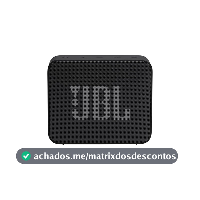 JBL Go Essential 2 Caixa de Som Bluetooth Portátil Preta
