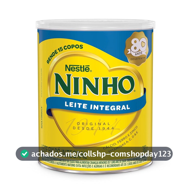 Leite em Pó Integral Ninho 380g