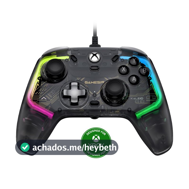 GameSir Kaleid Wired Controller para Xbox com alavancas de efeito Hall e acionadores analógicos