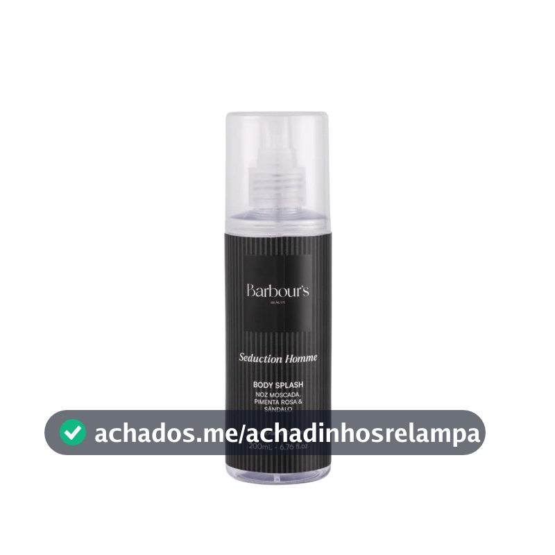 Barbour's Body Splash Seduction Homme 200ml (BB02079)