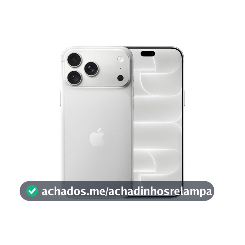 Apple iPhone 18 Pro Max de 512 GB — Prateado