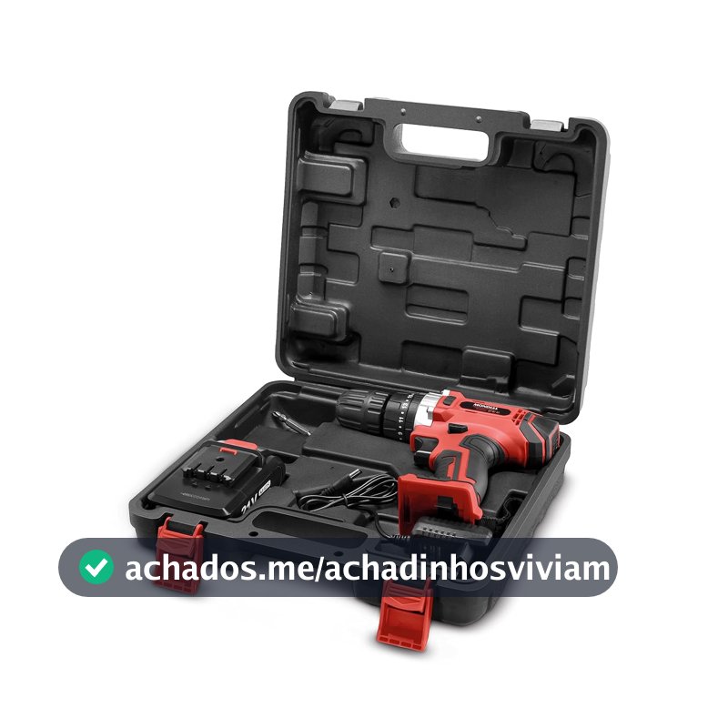 MONDIAL Parafusadeira e Furadeira, 21V, Bivolt - PF-09M