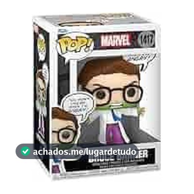 Candide, Boneco, Funko POP! Sayings Bruce Banner, Marvel - 10 cm