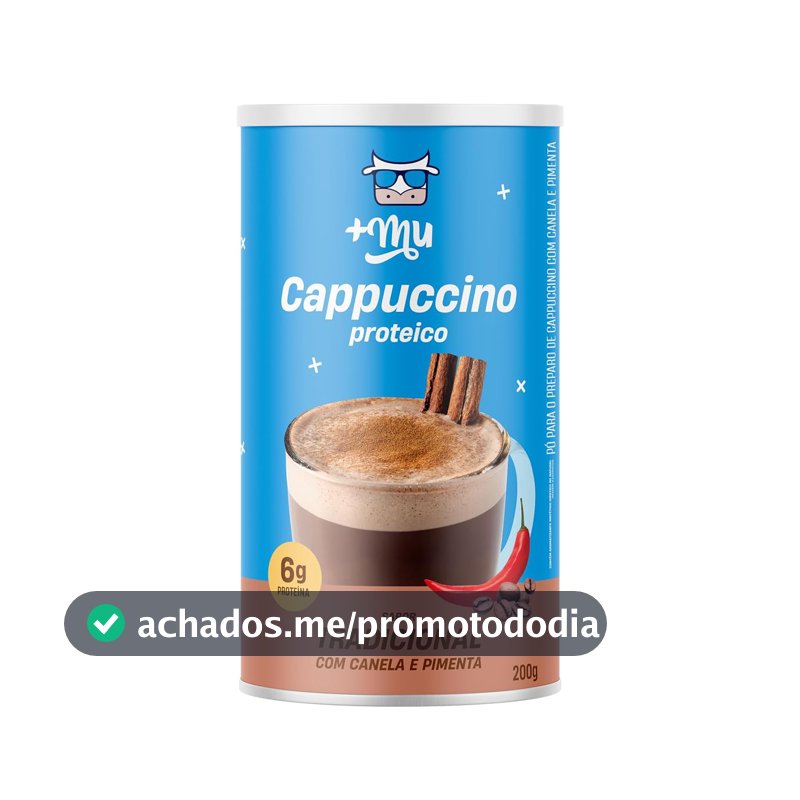 Cappuccino com Whey Mais Mu, 200g