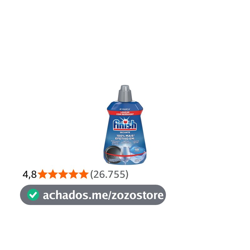 Finish Secante para Lava Louças e Abrilhantador 250ml