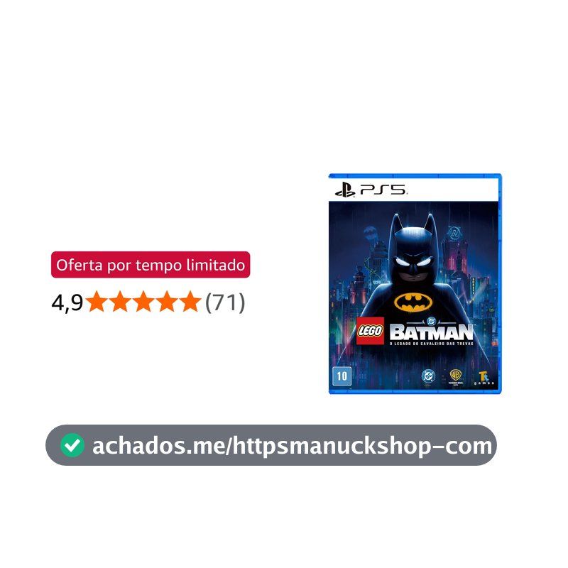 Lego Batman: O Legado do Cavaleiro das Trevas - PlayStation 5
