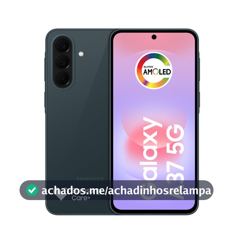 Celular Samsung Galaxy A37 5G 128GB, 6GB RAM, Câmera 50MP (Verde)