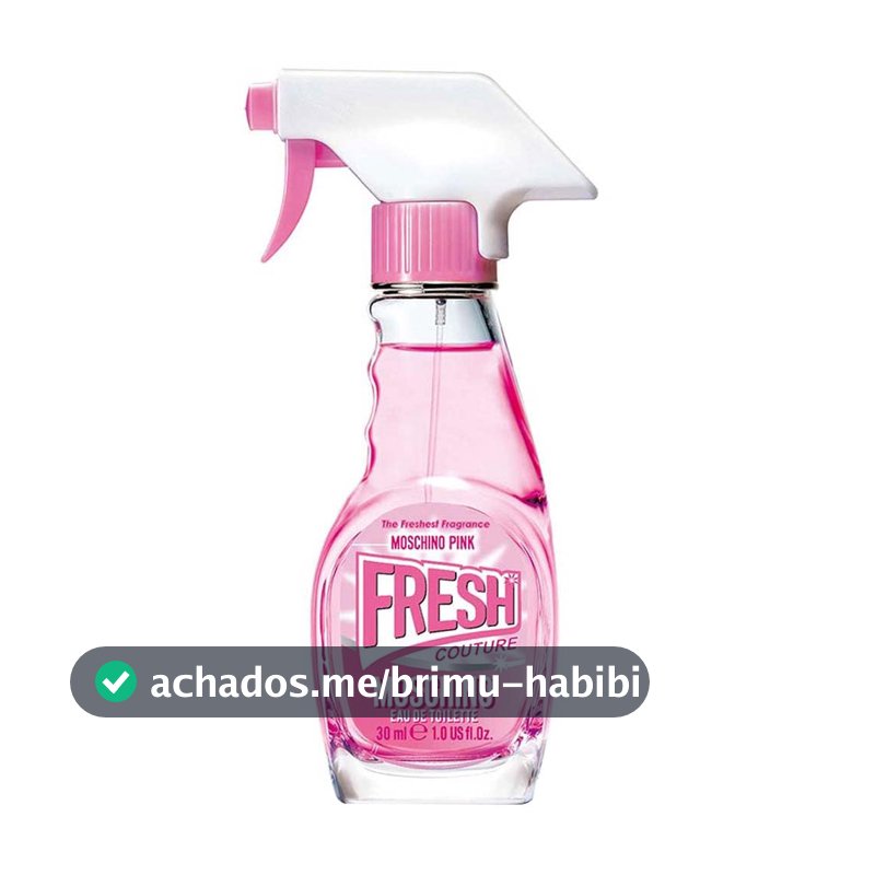 Perfume Feminino em Spray Moschino Pink Fresh Couture, EDT, 1 oz