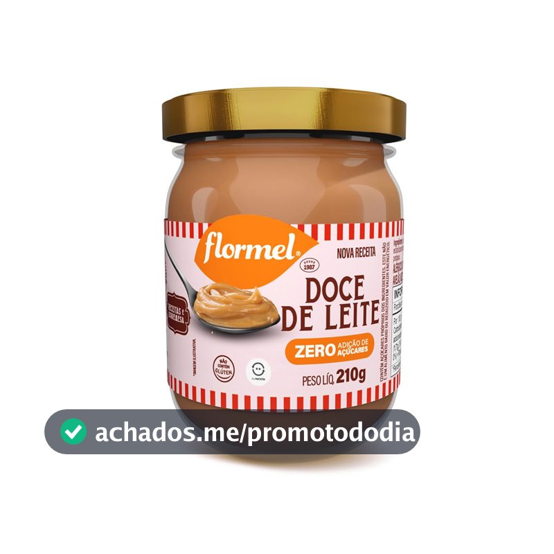 Doce de Leite Cremoso FLORMEL 210 Gramas (pacote variado).