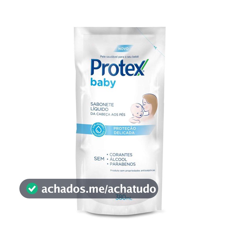 Protex Baby Delicate Care Sabonete Líquido Infantil Refil, 380ml