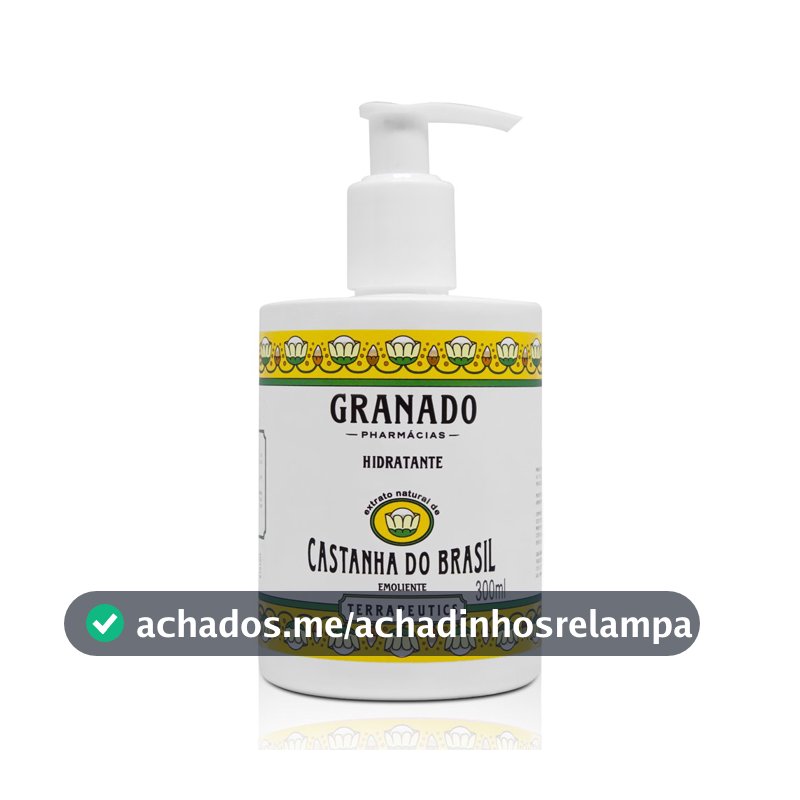 Granado Hidratante Corporal Terrapeutics, Castanha Do Brasil, 300ml