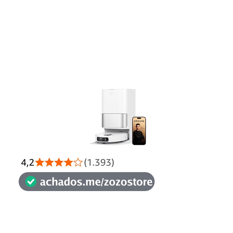 DREAME L40 Ultra AE Robô Aspirador e Mopa, Sucção 19.000Pa, Caixa de Poeira Autoesvaziável, Mopa Flexível com Lavagem Automática 75°C, Amigo dos Pets, App/Voz(Alexa/Google/Siri), 127v