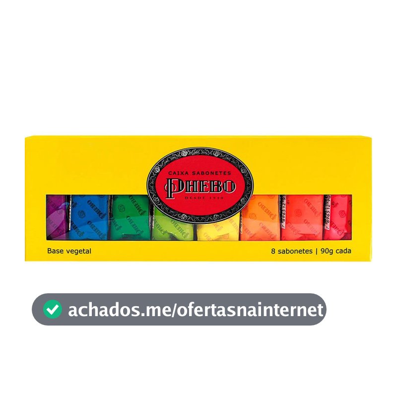 Kit Sabonete, PHEBO, Amarelo, 720g