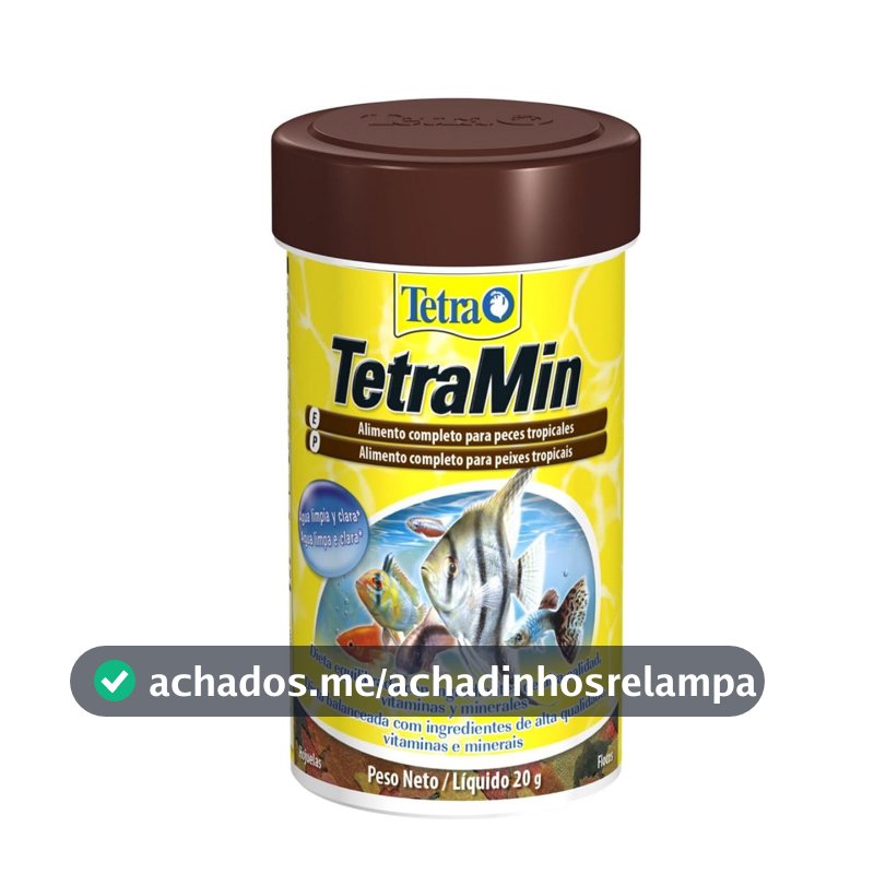 Tetramin 20g Tetra Para Todos Os Tipos de Peixe Todas As Fases,