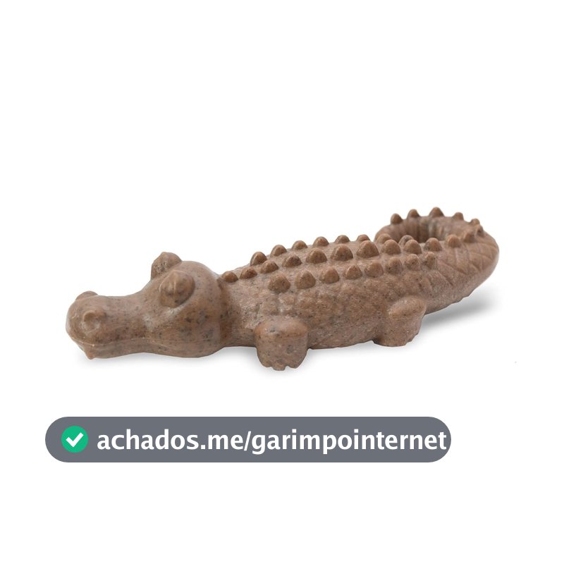 Germanhart Brinquedo Mordedor para Cães, Feito de Fibra de Coco, Resistente, 1 Unidade, Tamanho M, Marrom