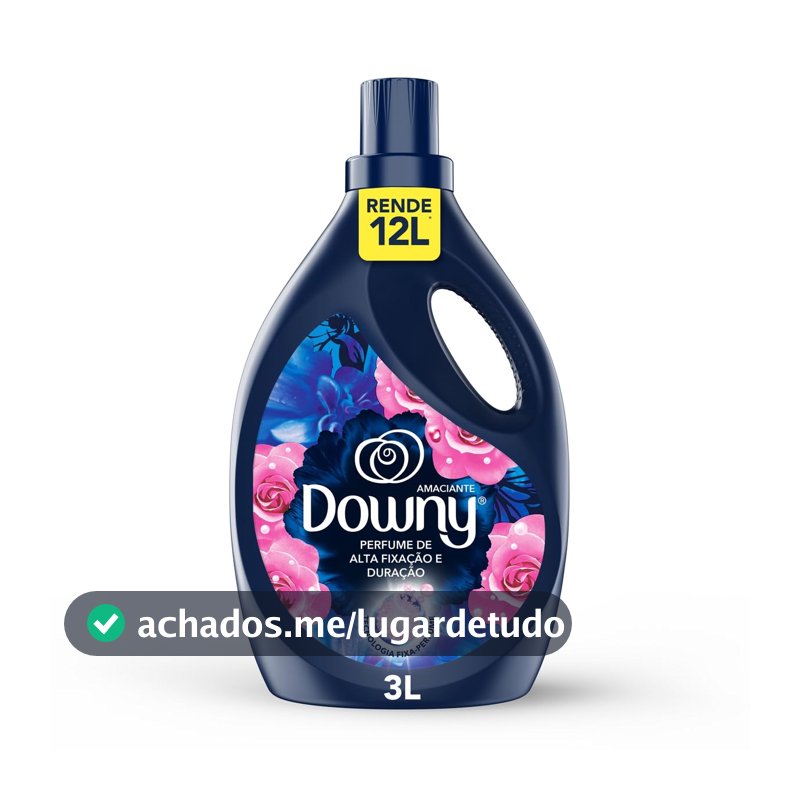 Downy Amaciante Concentrado Líquido Brisa Intenso 3L – Rende 12L