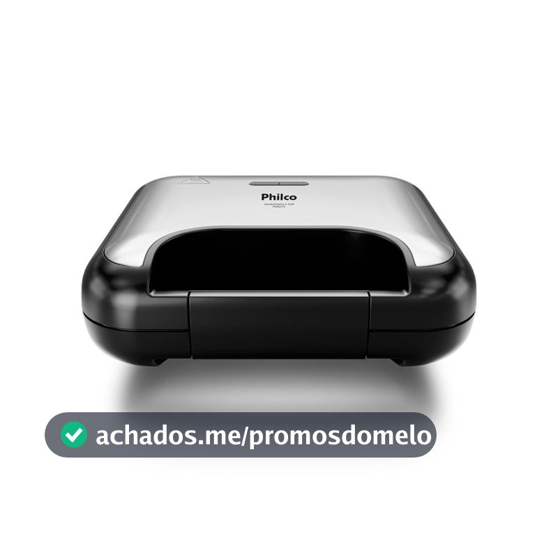 Philco Sanduicheira e Grill Acabamento em Inox 750W PGR27A - 127V