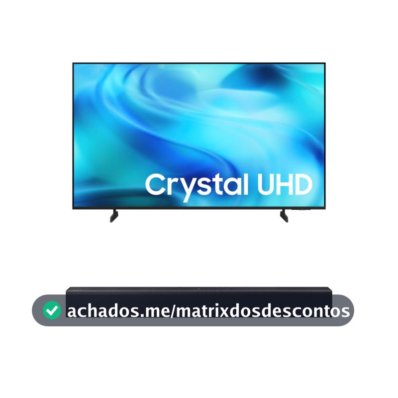 Samsung Combo Smart TV 58" Crystal UHD 4K 2026 + Soundbar Samsung HW-B400F