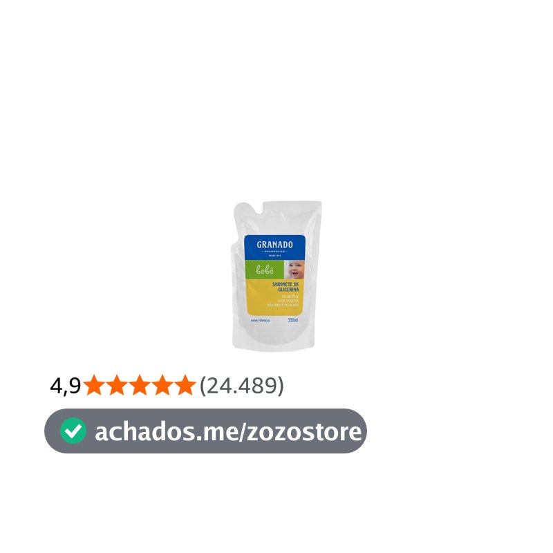 Granado Refil Sabonete Líquido Bebê, Tradicional, 250ml