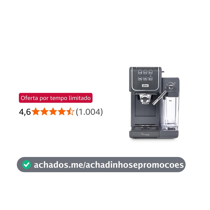 Cafeteira Espresso Oster PrimaLatte Touch - 127V